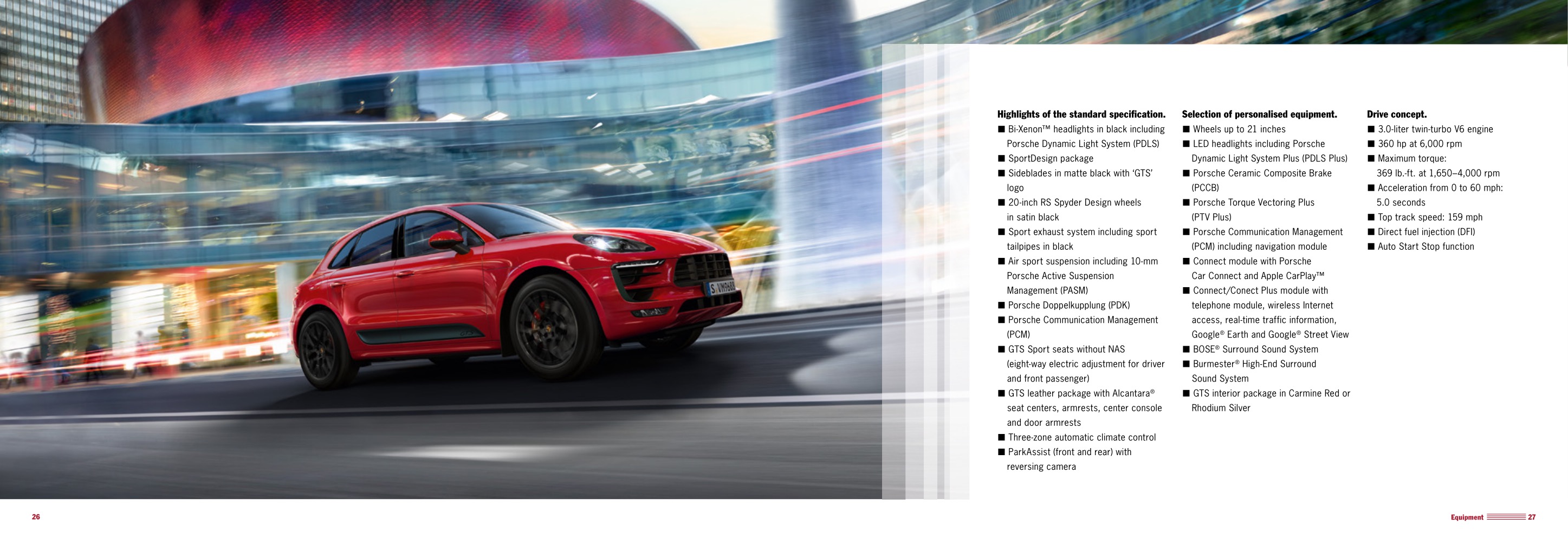 2016 Porsche Macan GTS 2 Brochure Page 17